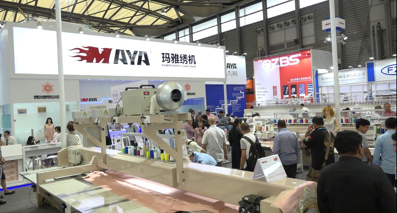 瑪雅繡花機成功參加2018上海CISMA縫紉設備展會(圖4)